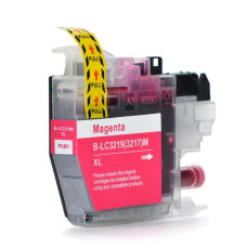 Brother LC3219XLM Magenta 18 ml. Kompatibel (ej Brother original) bläckpatron. LC3217M. Fri frakt.