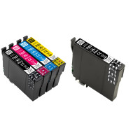 Epson 503 XL Set Plus BK (2xBK/C/M/Y). Kompatibla (ej Epson original) bläckpatroner. T503XL. Fri frakt.