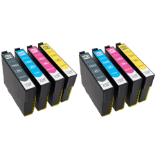 Epson 603 XL Dubbelt Set (BK/C/M/Y). Kompatibla (ej Epson original) bläckpatroner. Fri frakt. 