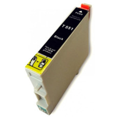 Epson T0551 Svart 13,5 ml. Kompatibel ersättningspatron (ej Epson original). Fri frakt.