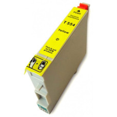 Epson T0554 Gul 13,5 ml. Kompatibel ersättningspatron (ej Epson original). Fri frakt.