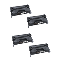 Canon 052H Svart 4-pack (36000 sidor). Kompatibla Tonerkassetter (ej Canon original). Canon 052. Fri frakt.