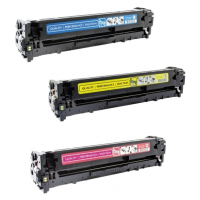 HP 205A Set 3-pack Cyan Gul Magenta (CF531A + CF532A + CF533A) 2700 sidor. Kompatibla (ej HP original) tonerkassetter. Fri Frakt!