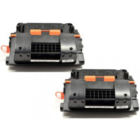 HP CE390XD / 90XD Svart 2-pack 48000 sidor. Kompatibel Tonerkassett (ej HP original) . CE390A / 90A, CE390X / 90X. Fri frakt.