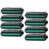 Samsung CLT-506L Dubbelt Set: CLT-K506L + CLT-C506L + CLT-M506L + CLT-Y506L (BK/C/M/Y, 33000 sidor). Kompatibla tonerkasetter (ej Samsung original). Fri frakt! 