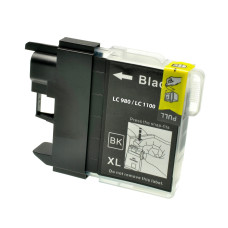 Brother LC1100 XL Svart 28 ml. Kompatibel ersättningspatron (ej Brother original). Fri frakt!