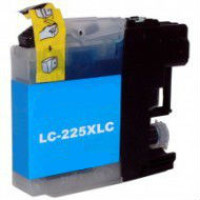 Brother LC225 Cyan XL 15 ml kompatibel ersättningspatron (ej Brother original). Fri frakt!
