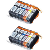 Canon Pixma PGI-525 / CLI-526 Dubbelt Set med grå (BK/Bk/C/M/Y/GY). Kompatibla (ej Canon original) bläckpatroner. Fri frakt! Canon Pixma PGI-525 / CLI-526 Dubbelt Set med grå (BK/Bk/C/M/Y/GY). Kompatibla (ej Canon original) bläckpatroner. Fri frakt!