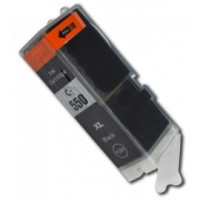 Canon Pixma PGI-550BK XL Svart 23 ml. Kompatibel (ej Canon original) bläckpatron. Fri frakt.