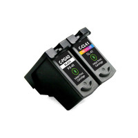 Canon PG-40 Svart 18 ml och CL-41 Färg 18 ml kombipack kompatibla ersättningspatroner (ej original). Fri frakt!
