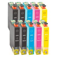 Epson T2996 Dubbelt Set Plus BK 29XL (4xT2991, 2xT2992, 2xT2993, 2xT2994) BK/C/M/Y. Kompatibla (ej Epson original) bläckpatroner. T2986. Fri frakt. 