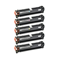 Canon 716 Set Plus BK (BKx2/C/M/Y) 9800 sidor. Kompatibla (ej Canon original) tonerkassetter. Fri Frakt.