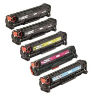 HP 201X Set Plus BK (2 x CF400X + CF401X + CF402X + CF403X) 12500 sidor. Kompatibla (ej HP original) tonerkassetter. 201A, CF400A, CF401A, CF402A, CF403A. Fri Frakt!