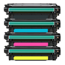 HP CE264X + CF031A + CF032A + CF033A Set (54500 sidor). Kompatibla (ej HP original) tonerkassetter. Fri Frakt! HP 646X, 646A