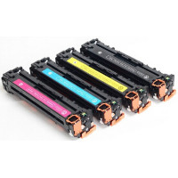 HP CF210A  / 131A Set  (CF210X + CF211A + CF212A + CF213A) 7600 sidor. Tonerkassetter kompatibla (ej HP Original). Fri frakt.