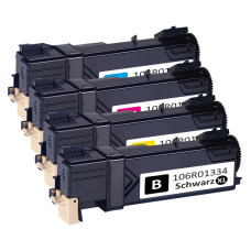 Xerox Phaser 6125 Set 4-pack (106R01331, 106R01332, 106R01333, 106R01334) 5000 sidor. Kompatibla (ej Xerox original) Tonerkassetter. Fri Frakt! 